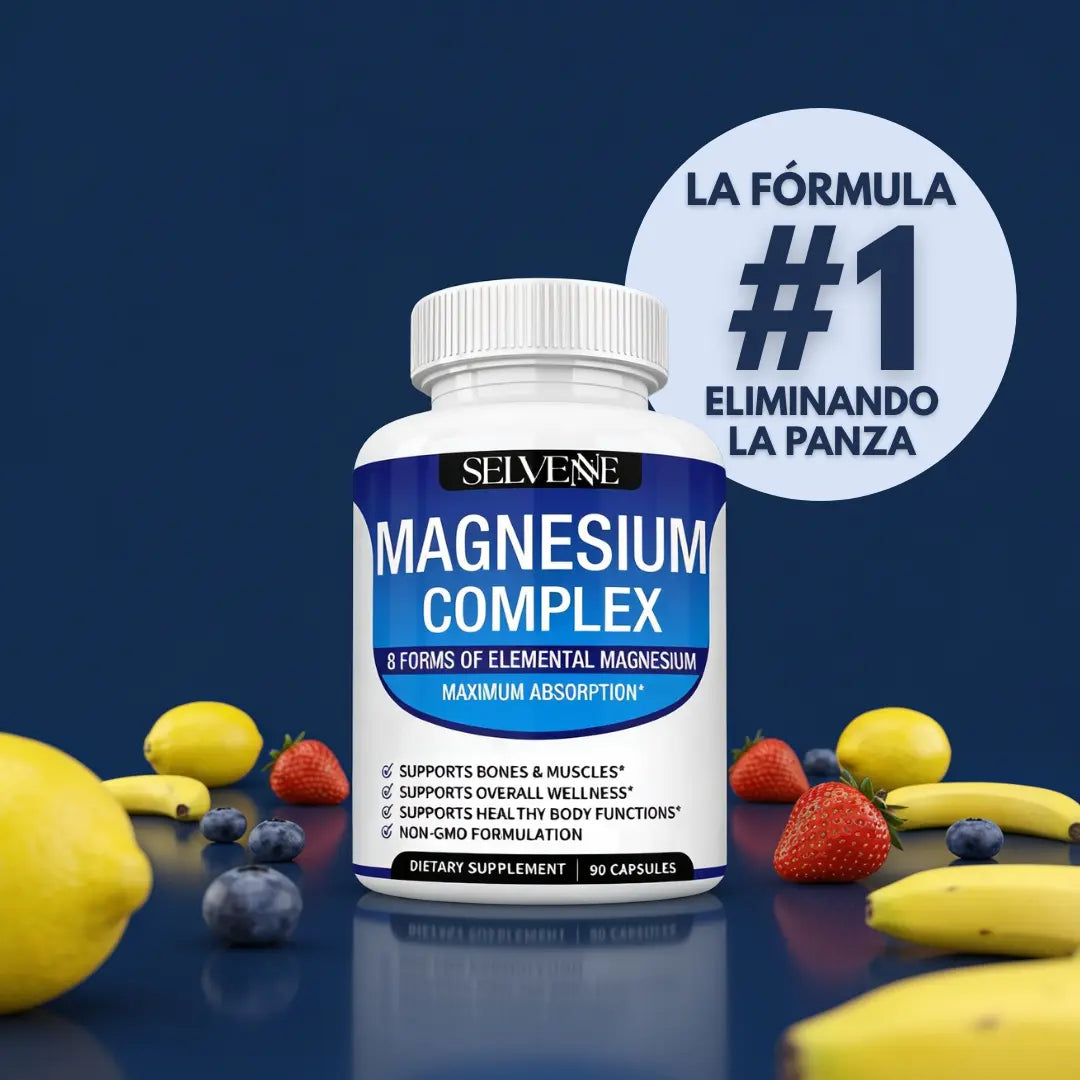 Selvenne™ Magnesio Complejo - Fórmula Avanzada 8-en-1