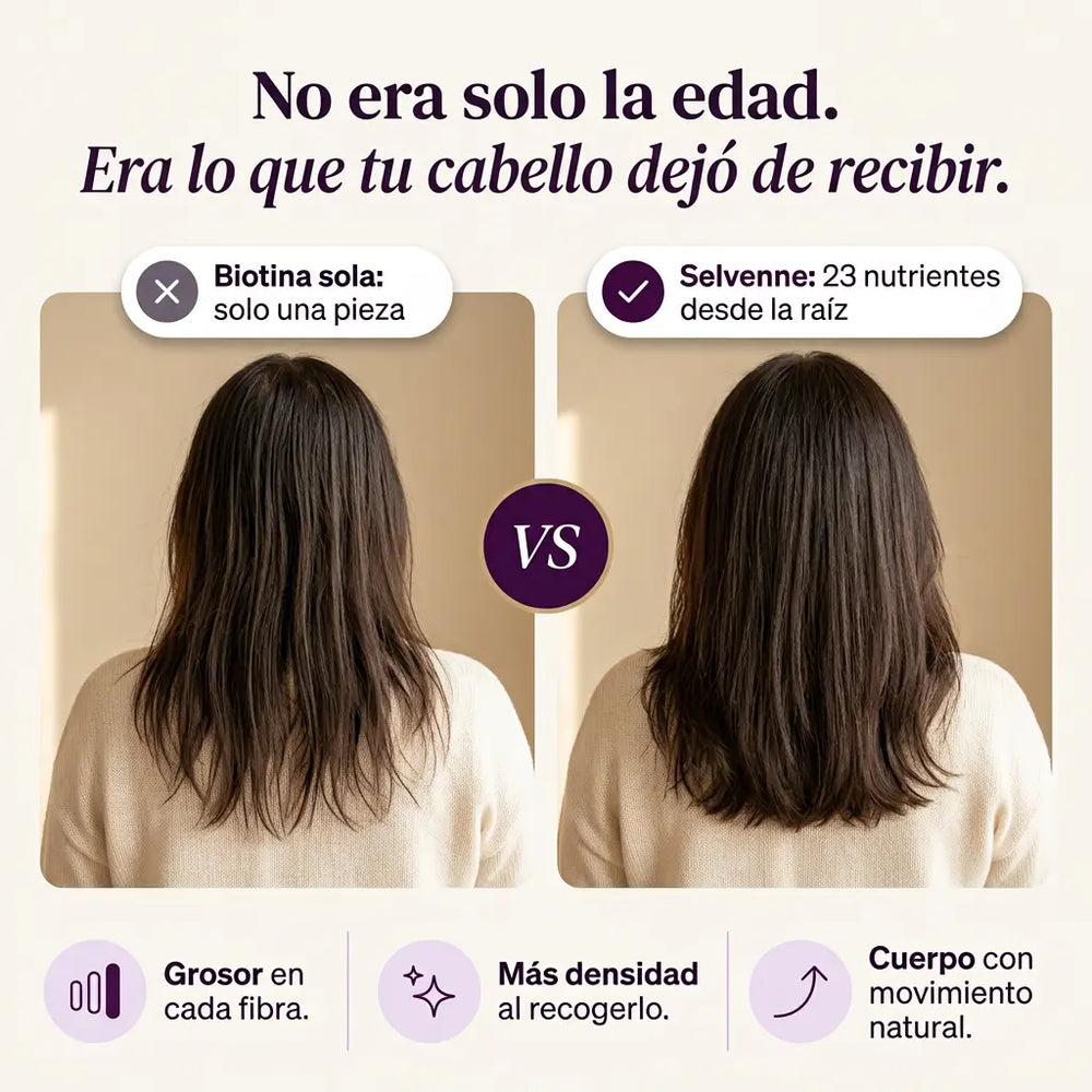 Selvenne Hair Growth - Vitaminas Para Tu Cabello