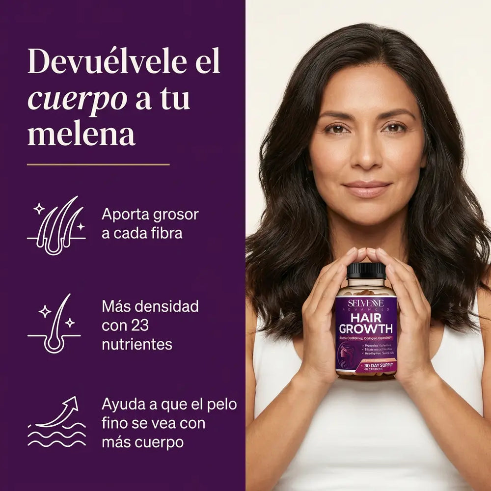 Selvenne Hair Growth - Vitaminas Para Tu Cabello