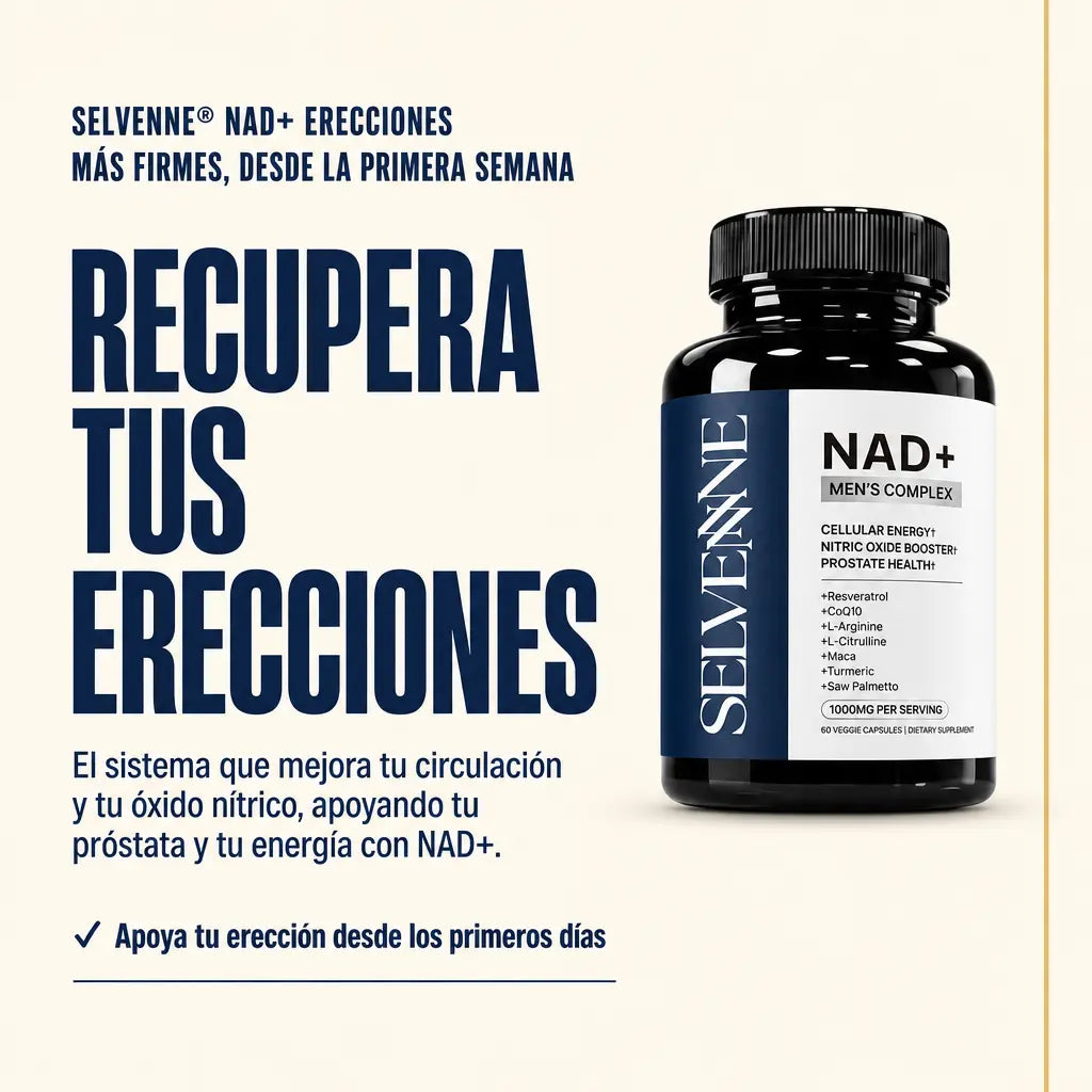 Selvenne NAD+ | Erecciones Más Firmes Y Más Ganas