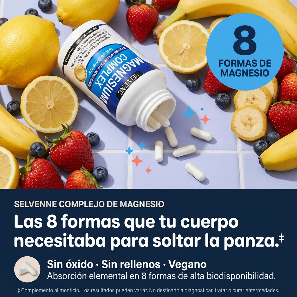 Selvenne™ Magnesio Complejo - Fórmula Avanzada 8-en-1